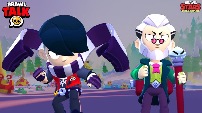 Download Brawl Stars 32 170 Byron And Edgar Brawlers Christmas Skins - brawl stars dicas de brawl